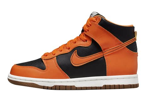 nike dunk high damen orange|Nike dunks orange and black.